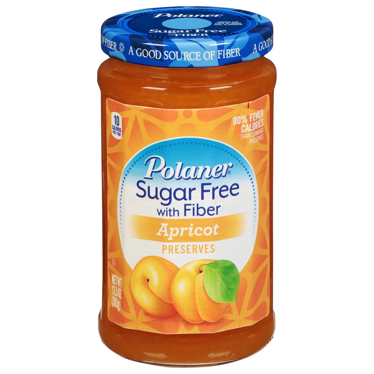 Polaner Sugar Free With Fiber Apricot Preserves Shop Jelly & jam at HEB