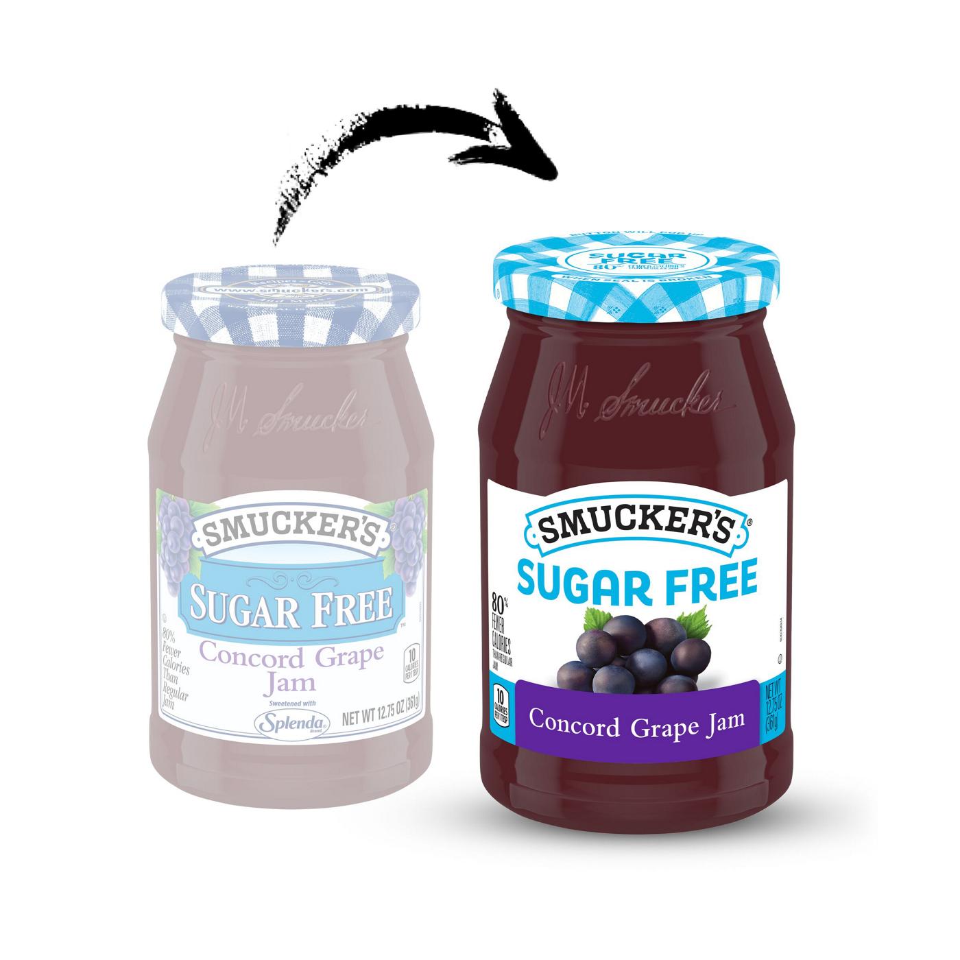 Smucker's Sugar Free Concord Grape Jam; image 2 of 5