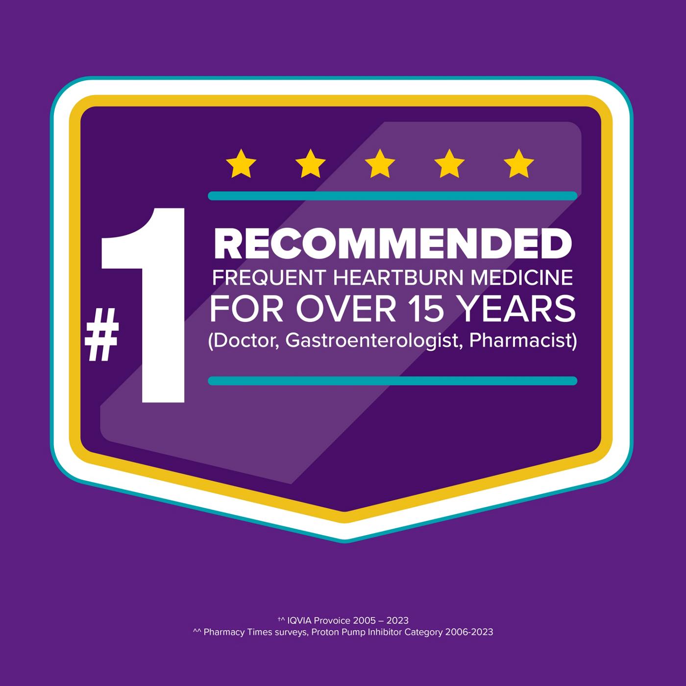 Prilosec OTC Omeprazole Delayed Release Tablets, Acid Reducer for Frequent Heartburn; image 10 of 10