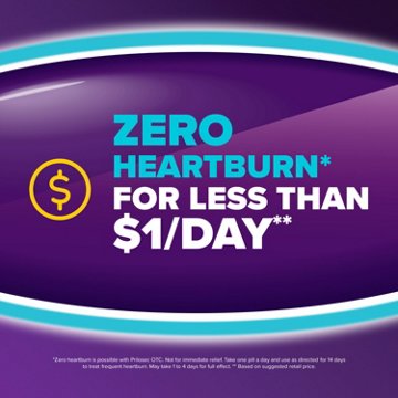 Prilosec OTC Omeprazole Delayed Release Tablets, Acid Reducer for Frequent Heartburn