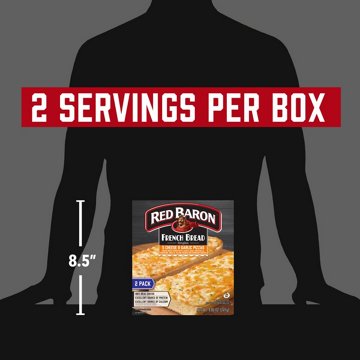Red Baron 5 Cheese & Garlic French Bread Frozen Personal Pizza, 8.8 oz