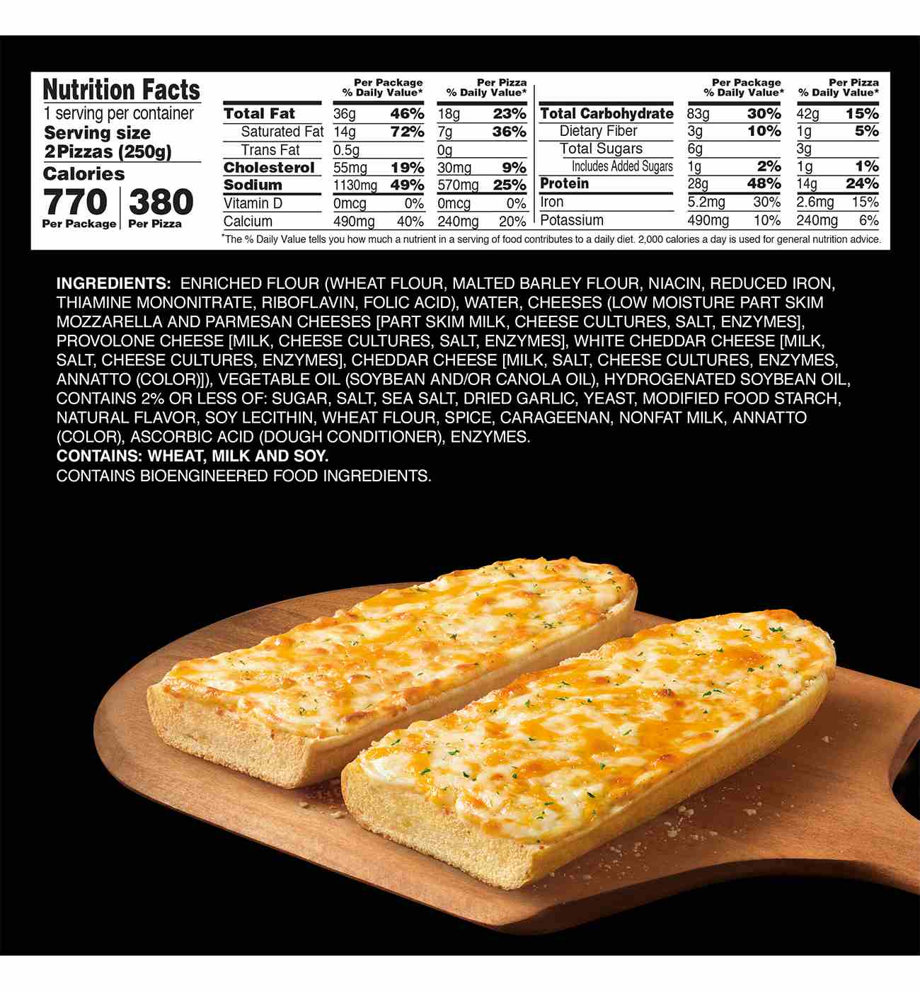 Red Baron Five Cheese and Garlic French Bread Personal Frozen Pizza; image 4 of 7