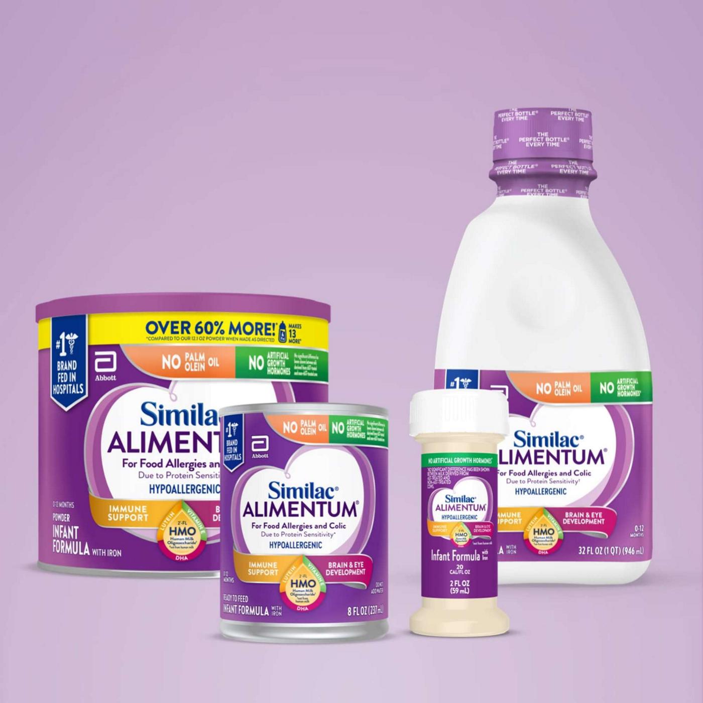 Similac Alimentum with 2’FL HMO, Ready-to-Feed Baby Formula, ; image 4 of 12