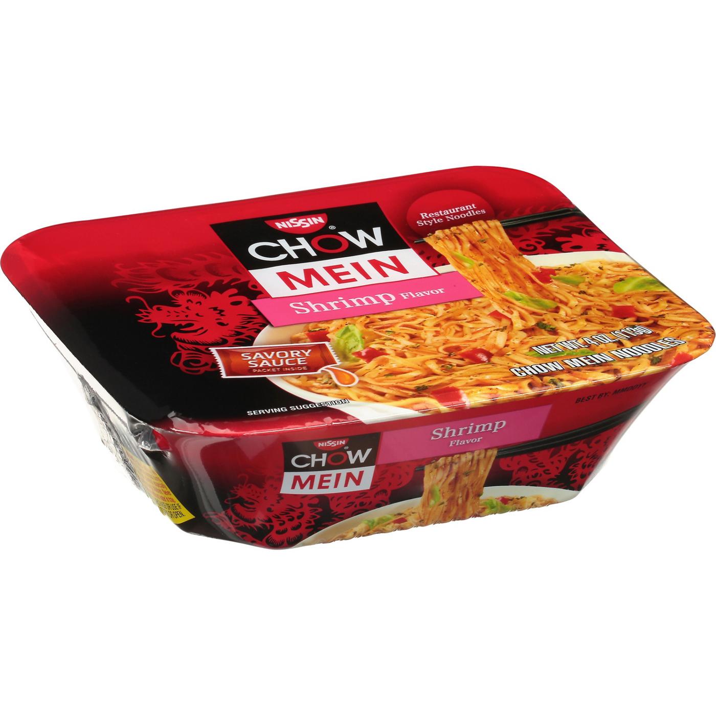 Nissin Chow Mein Shrimp Flavor Noodles; image 2 of 5