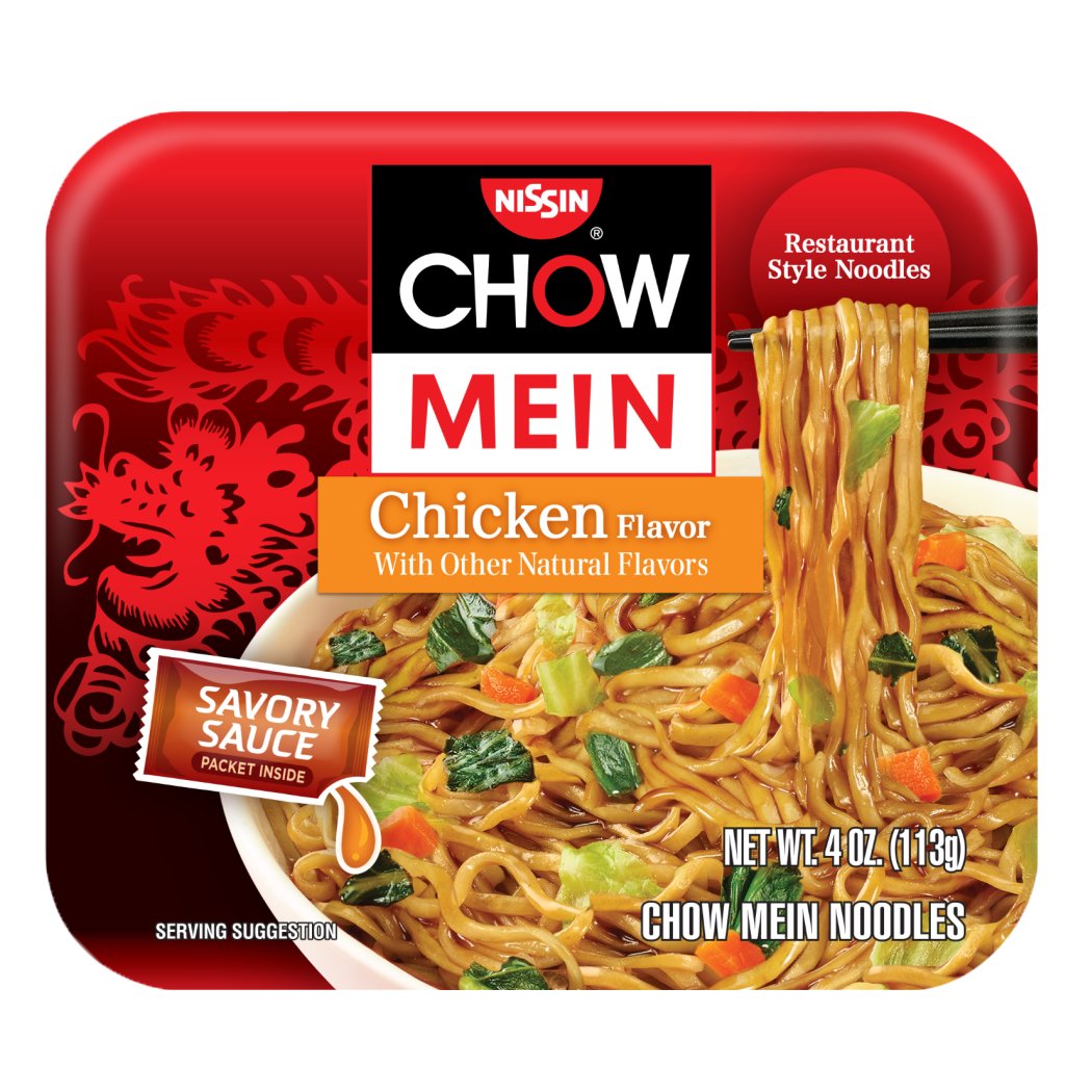 Nissin Chow Mein Chicken Flavor Noodles Shop Pantry Meals At H E B