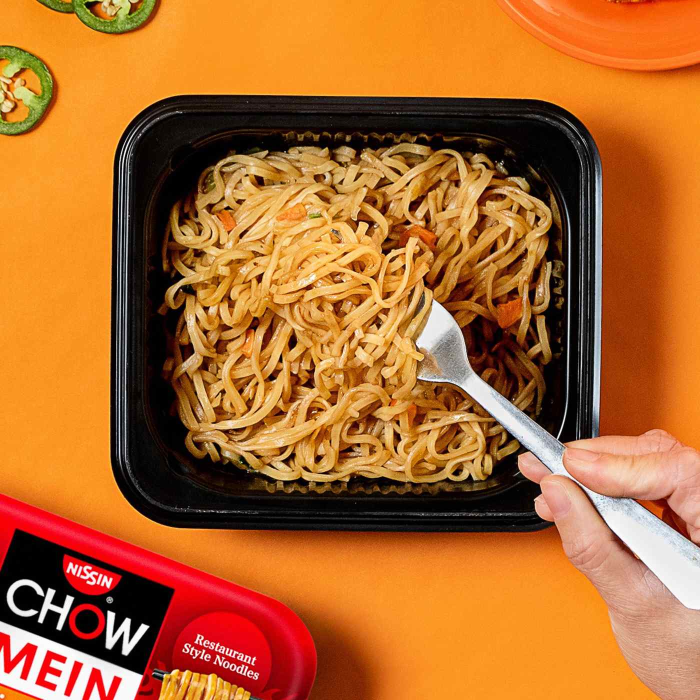 Nissin Chow Mein Chicken Flavor  Noodles; image 2 of 5