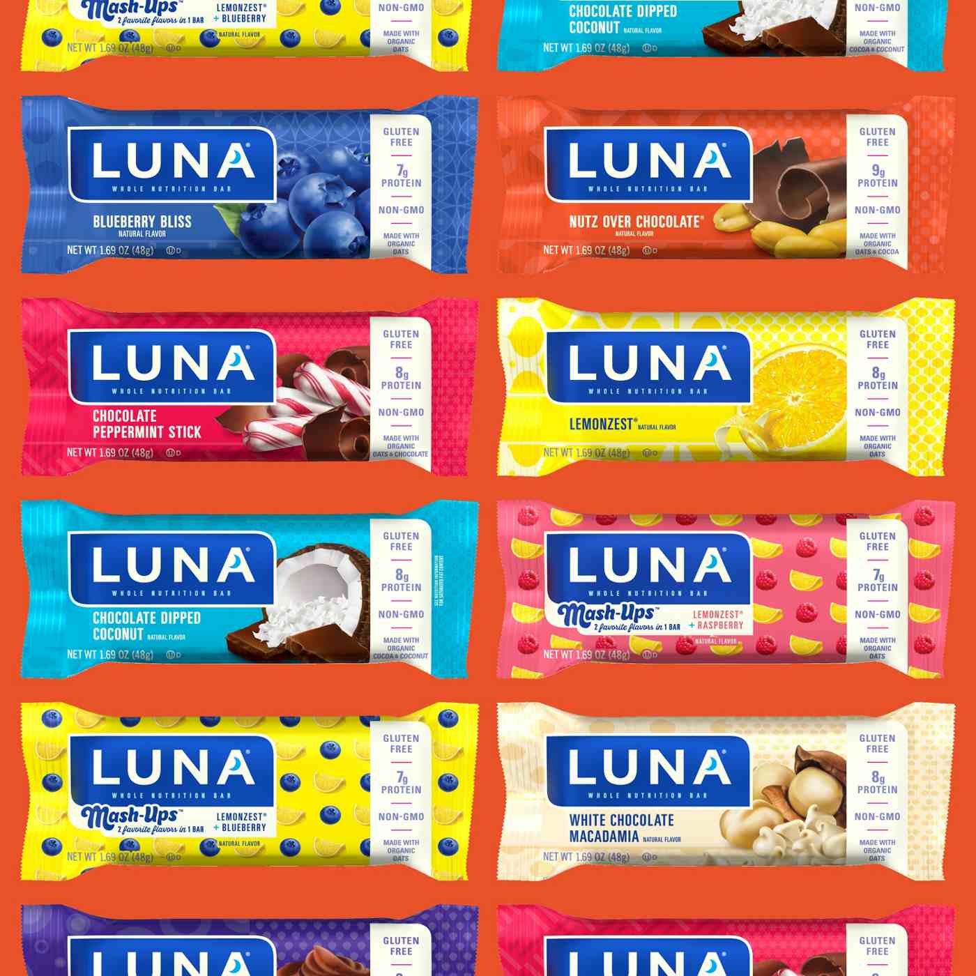 Luna 9g Protein Whole Nutrition Bars - Nutz Over Chocolate; image 4 of 8