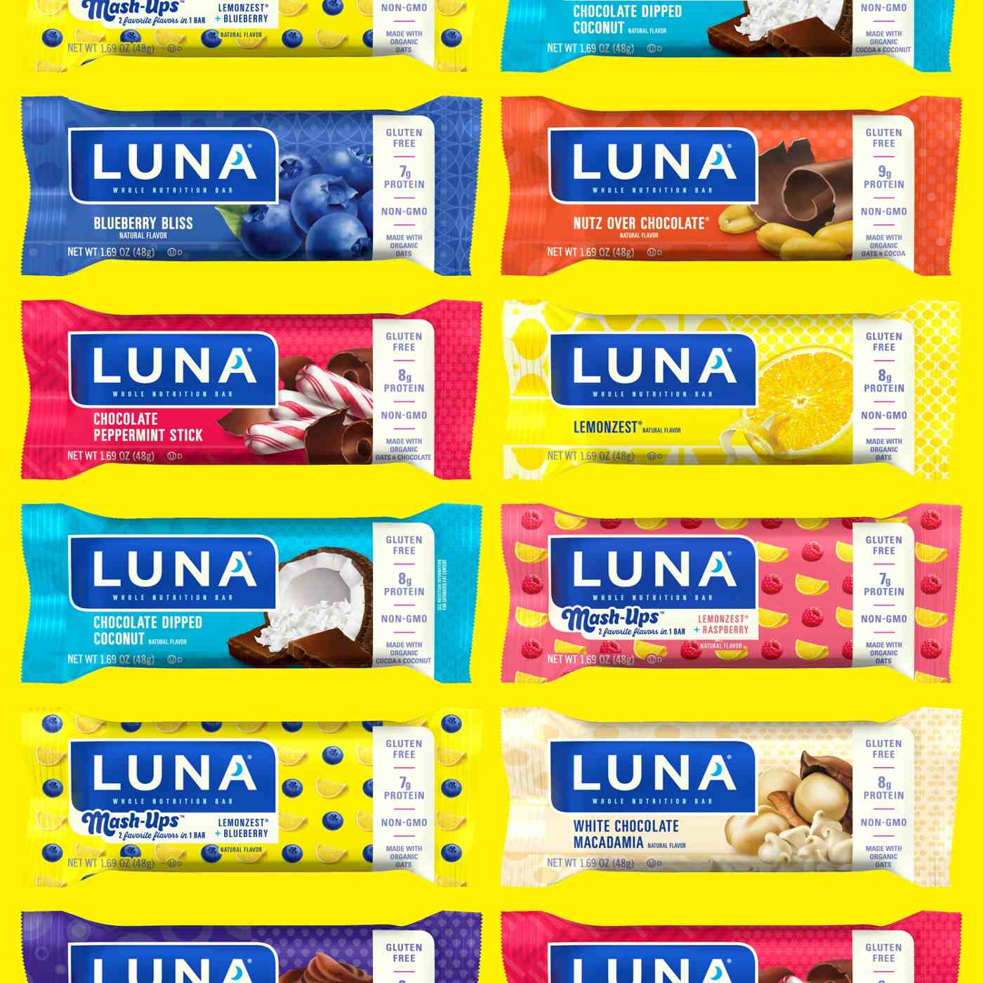 Luna 8g Protein Whole Nutrition Bars - Lemon Zest; image 8 of 9