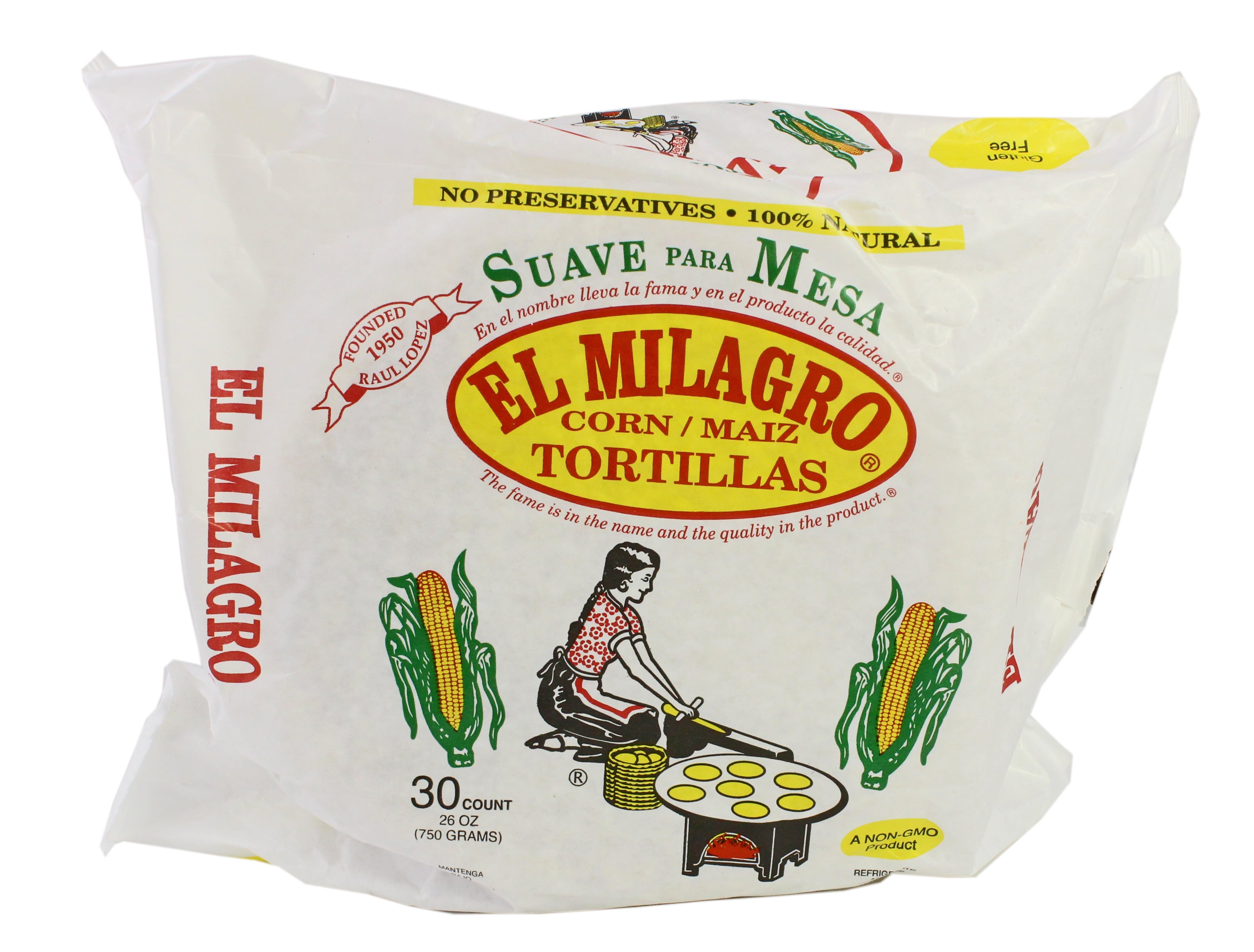 El Milagro Yellow Corn Tortillas Shop El Milagro Yellow Corn