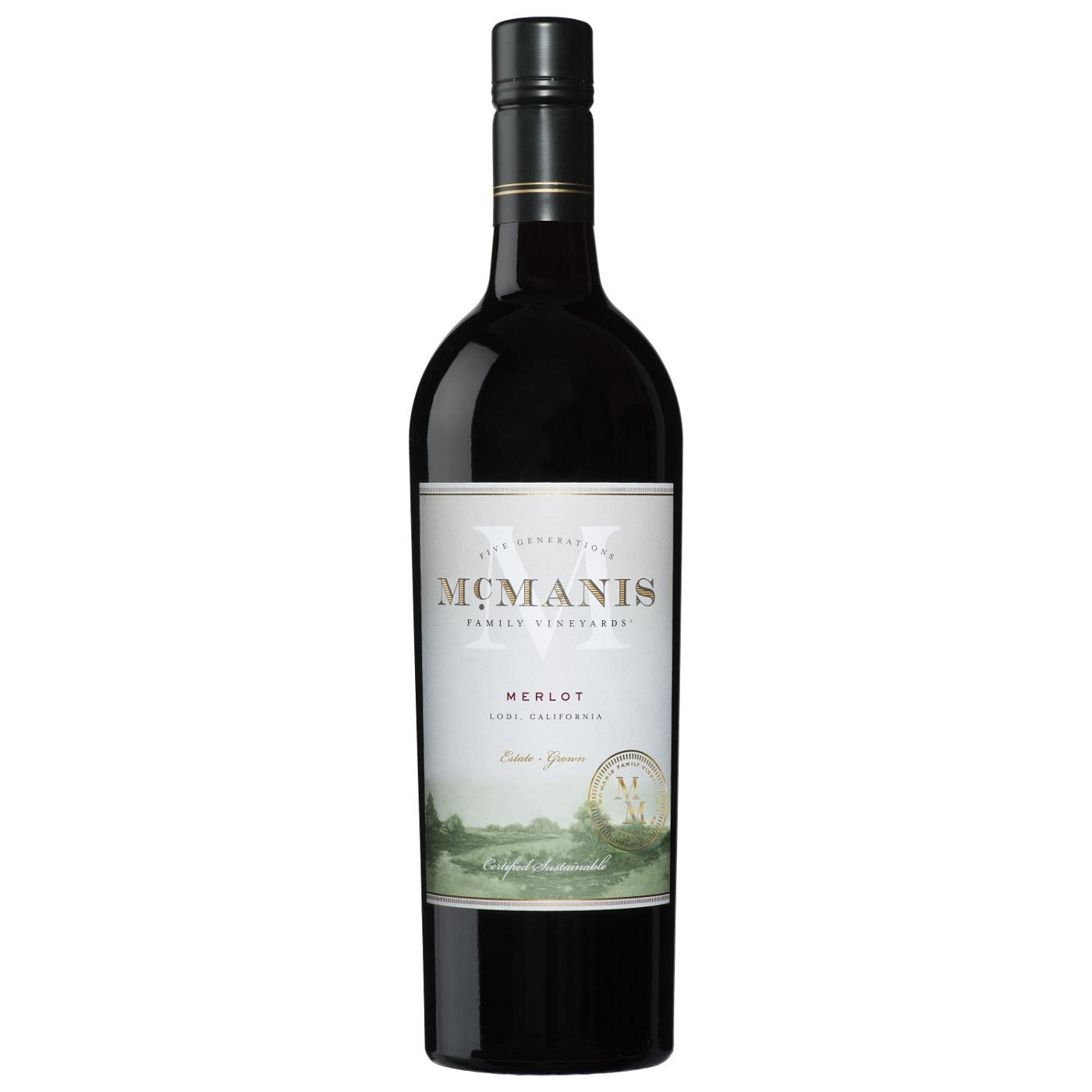 McManis Family Vineyards Merlot; image 1 of 4