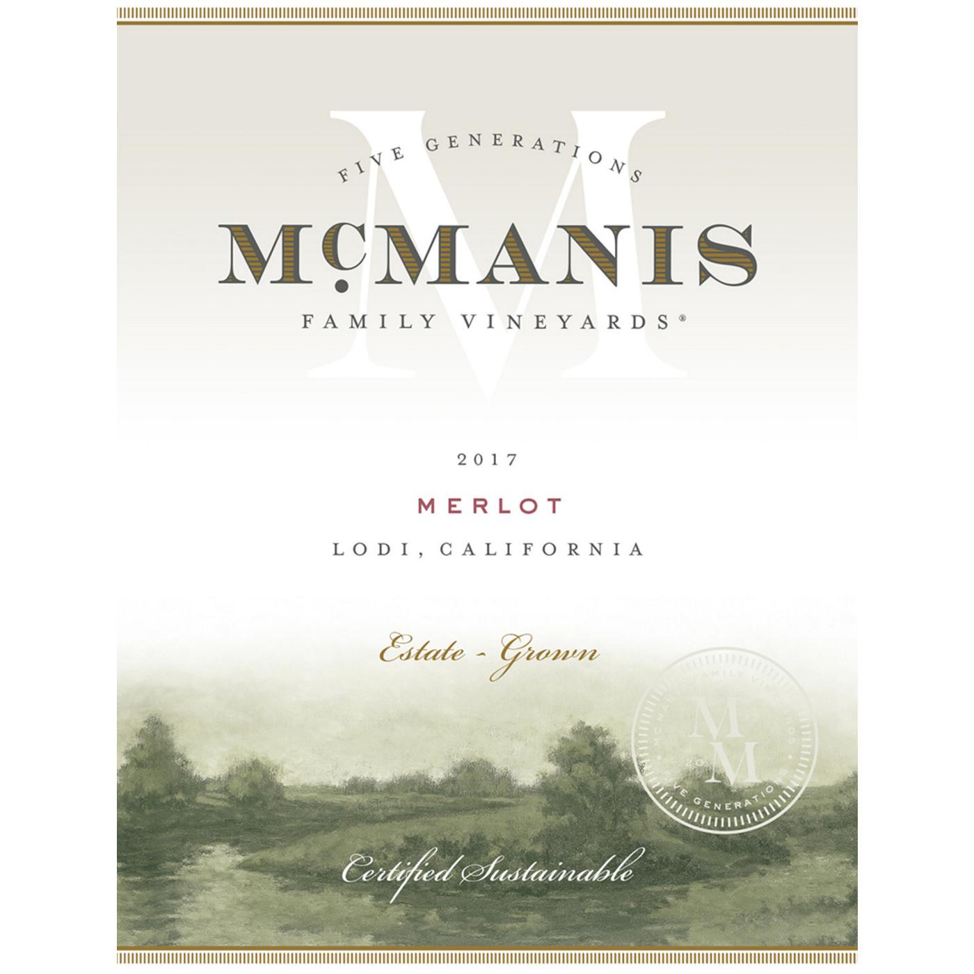 McManis Family Vineyards Merlot; image 3 of 4