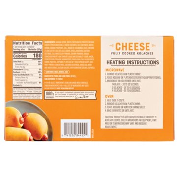 H-E-B Fully Cooked Sausage Cheese Kolaches, 4 ct