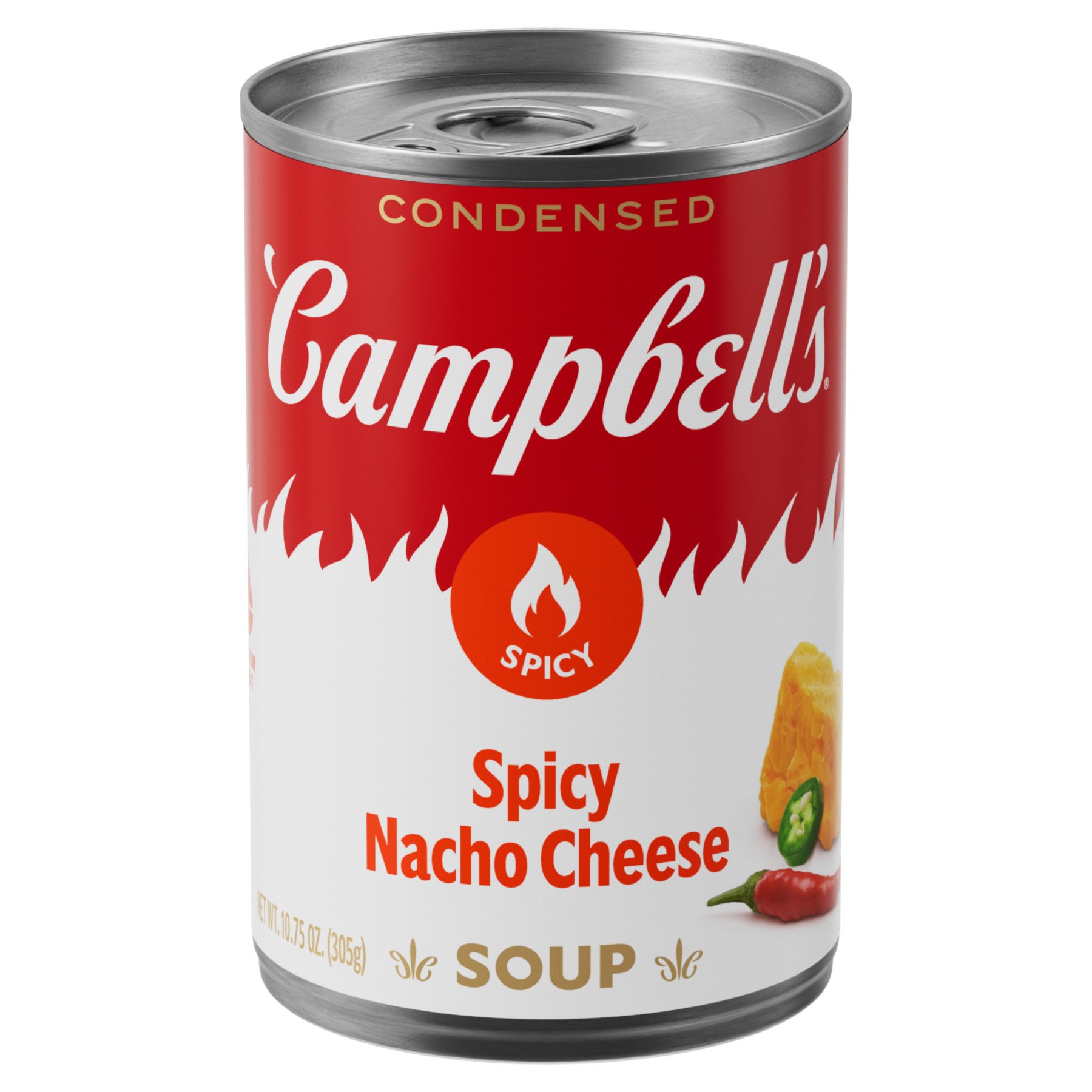 Campbell's Condensed Spicy Nacho Cheese Soup - Shop Soups & chili at H-E-B