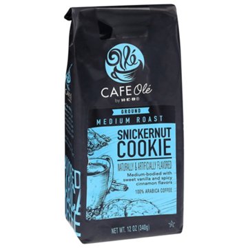 CAFE Olé by H-E-B Snickernut Cookie Medium Roast Ground Coffee