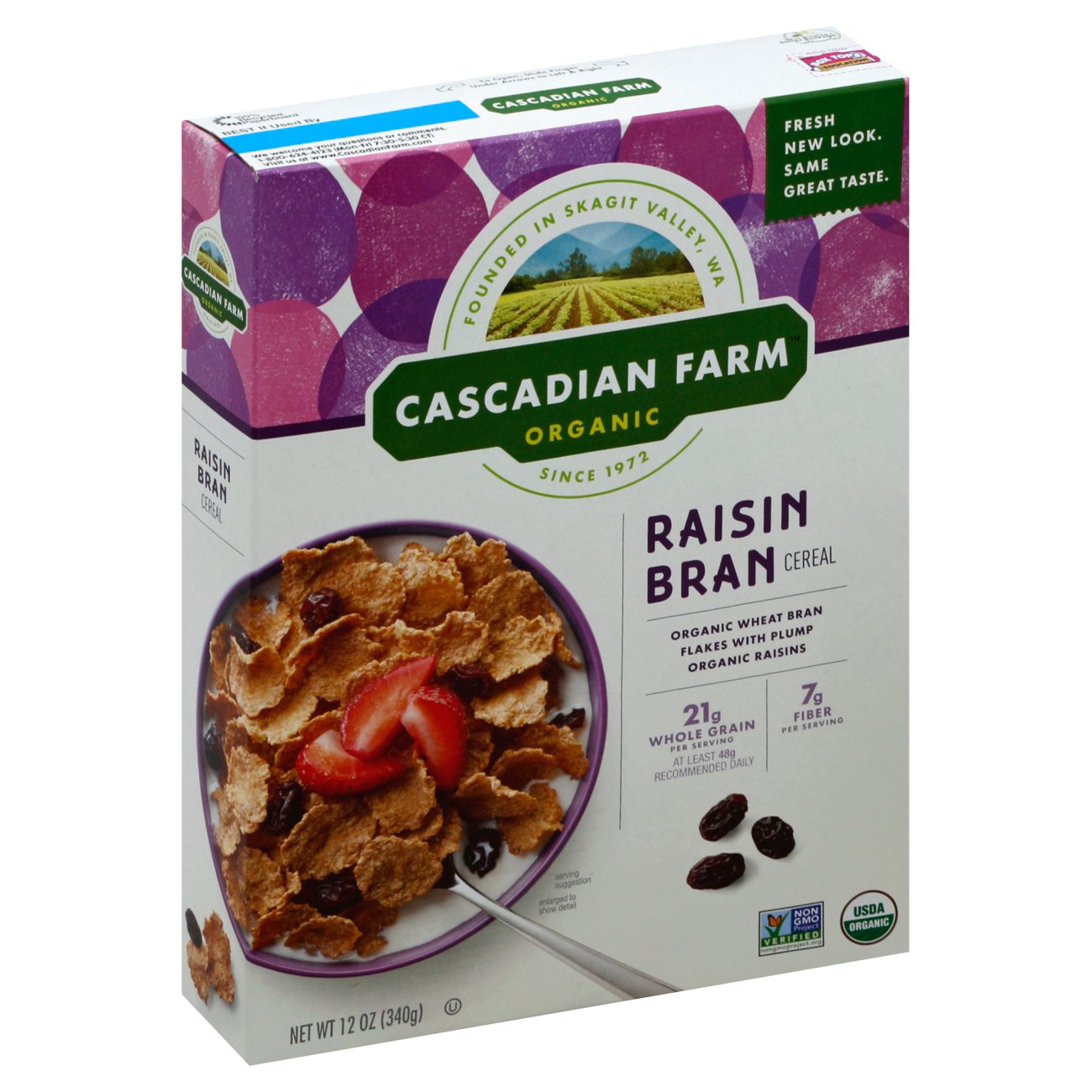 Cascadian Farm Organic Organic Raisin Bran Cereal Shop Cereal