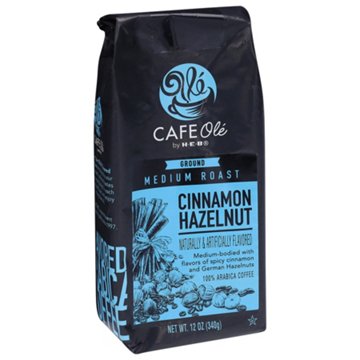 CAFE Olé by H-E-B Cinnamon Hazelnut Medium Roast Ground Coffee