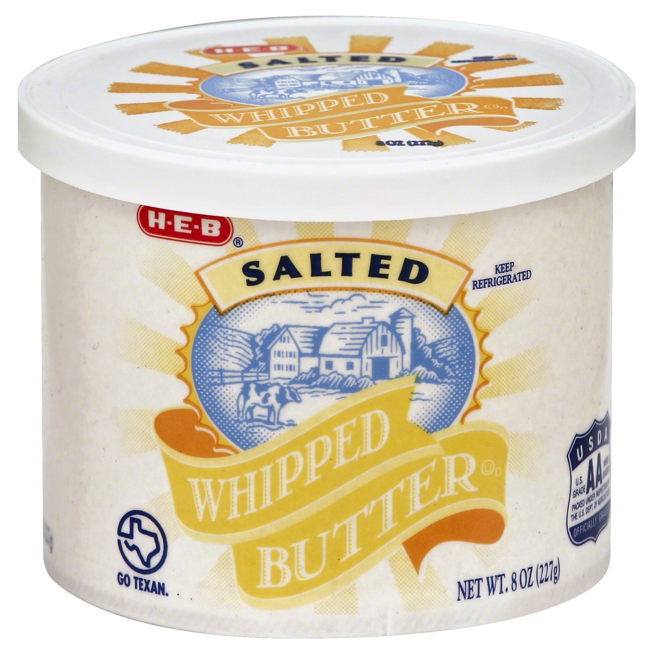 HEB Whipped Salted Butter Shop Butter & Margarine at HEB