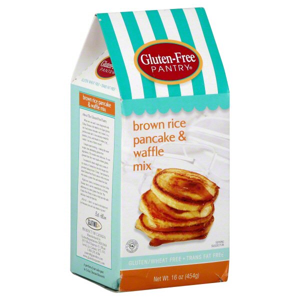 Glutino Brown Rice Pancake and Waffle Mix Shop Baking Ingredients at