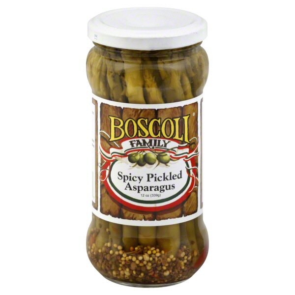 Boscoli Family Spicy Pickled Asparagus Shop Canned & Dried Food at HEB