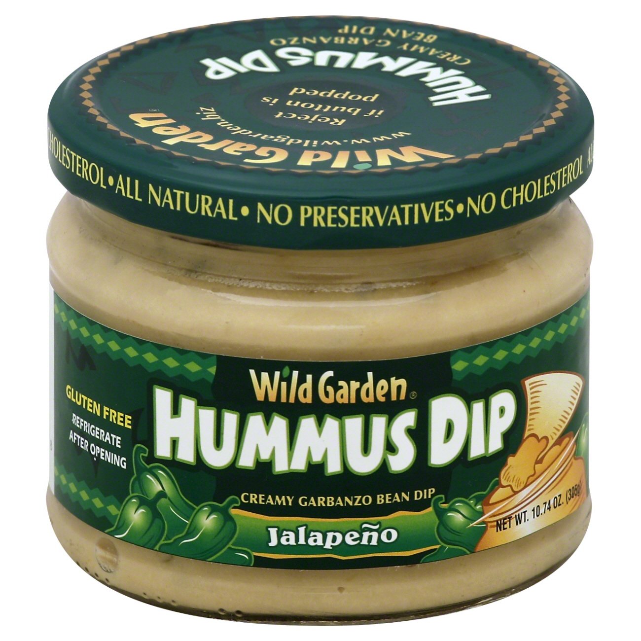 Wild Garden Jalapeno Hummus Dip Shop Salsa & Dip at HEB