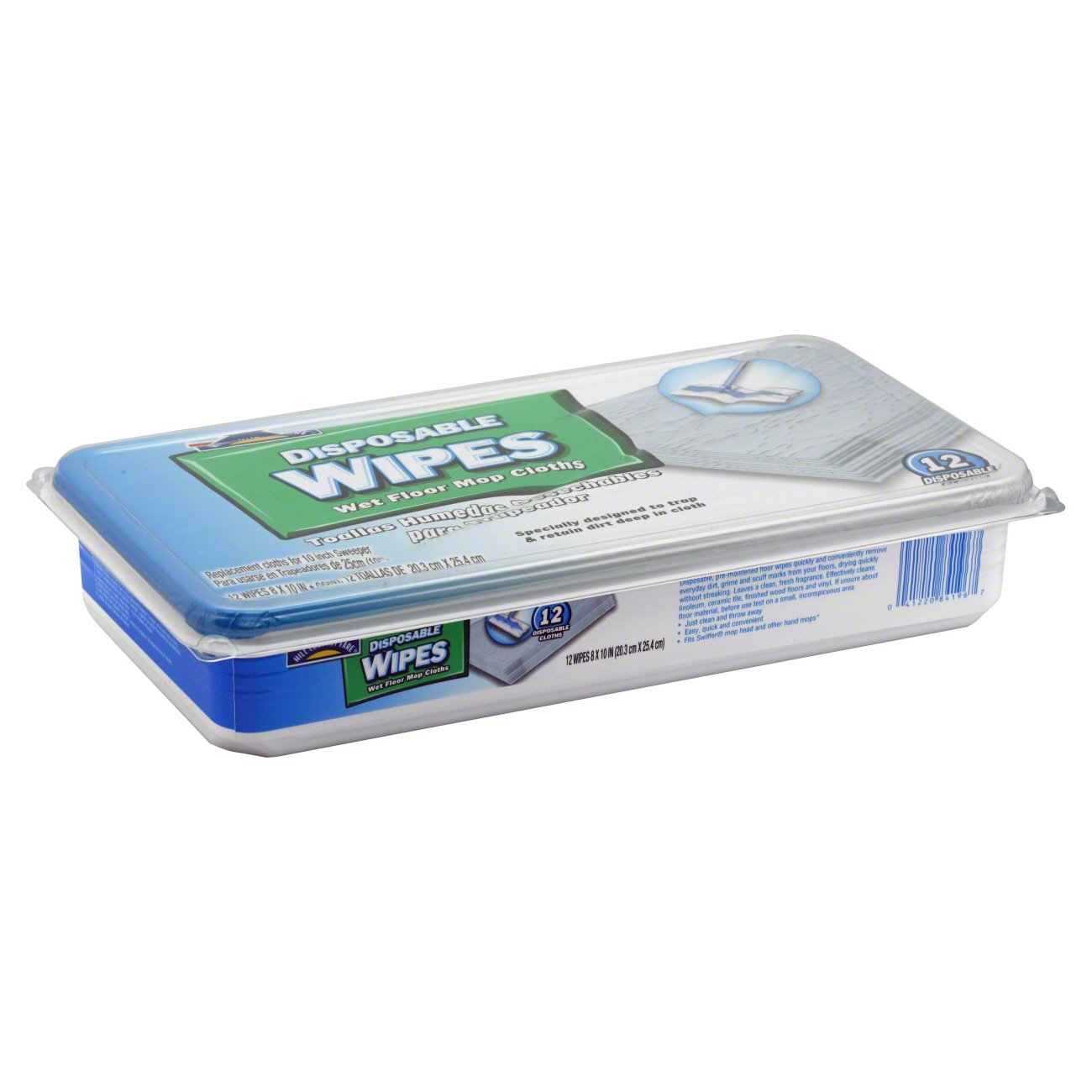 Hill Country Fare Disposable Wipes Wet Floor Mop Cloths Shop Cleaning