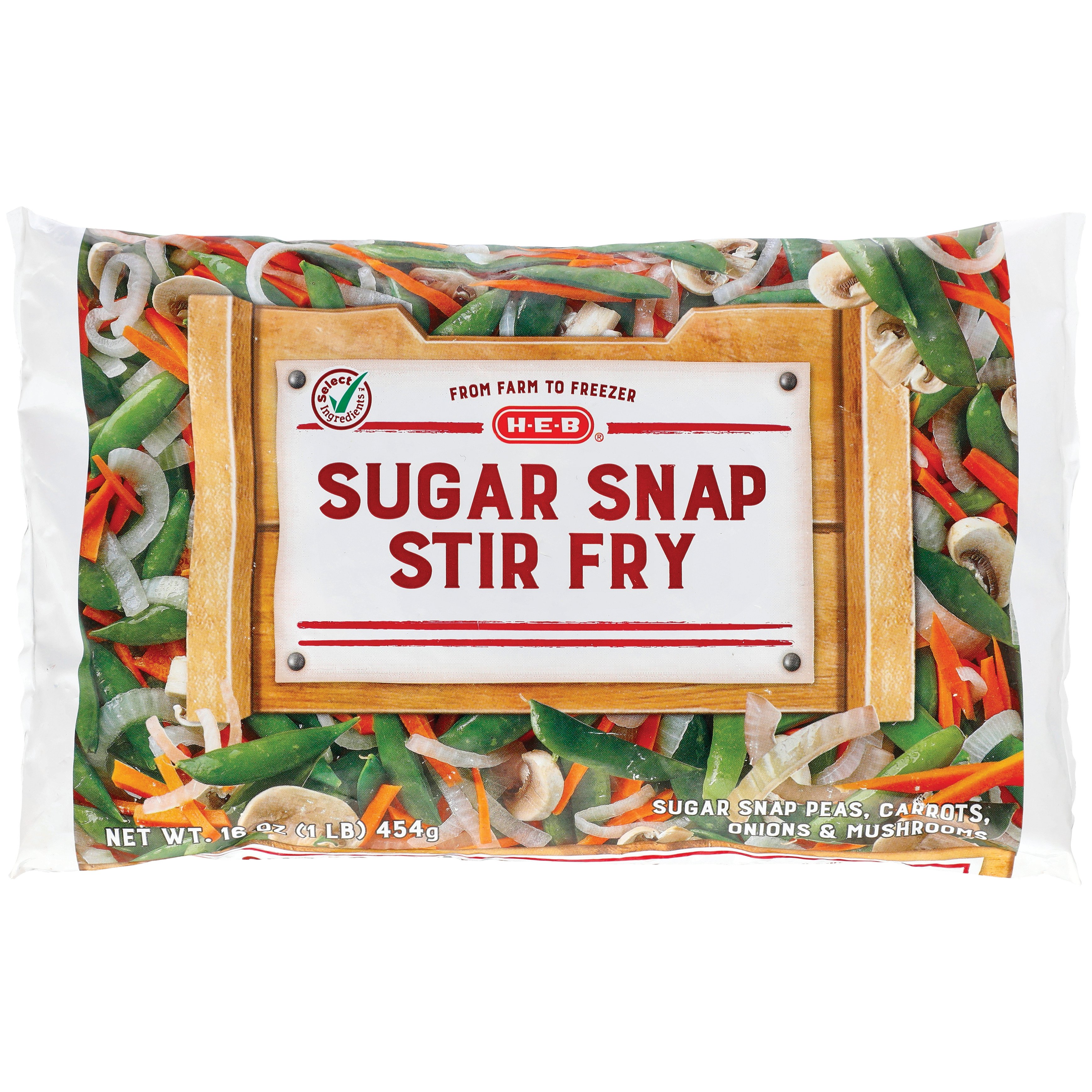 H-E-B Frozen Sugar Snap Stir Fry Vegetables - Shop Mixed Vegetables At ...