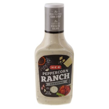 H-E-B Salad Dressing - Peppercorn Ranch, 16 oz