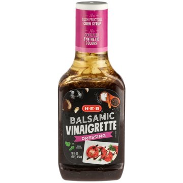 H-E-B Balsamic Vinaigrette Salad Dressing, 16 oz