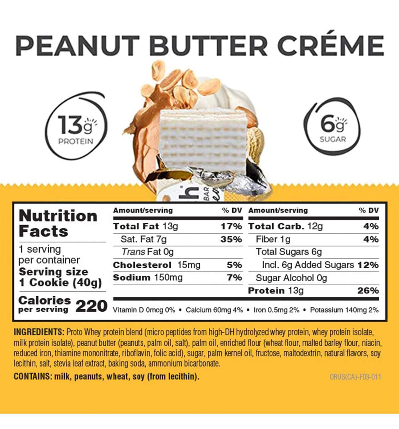 Power Crunch 13g Protein Energy Bar - Peanut Butter Crème; image 4 of 6