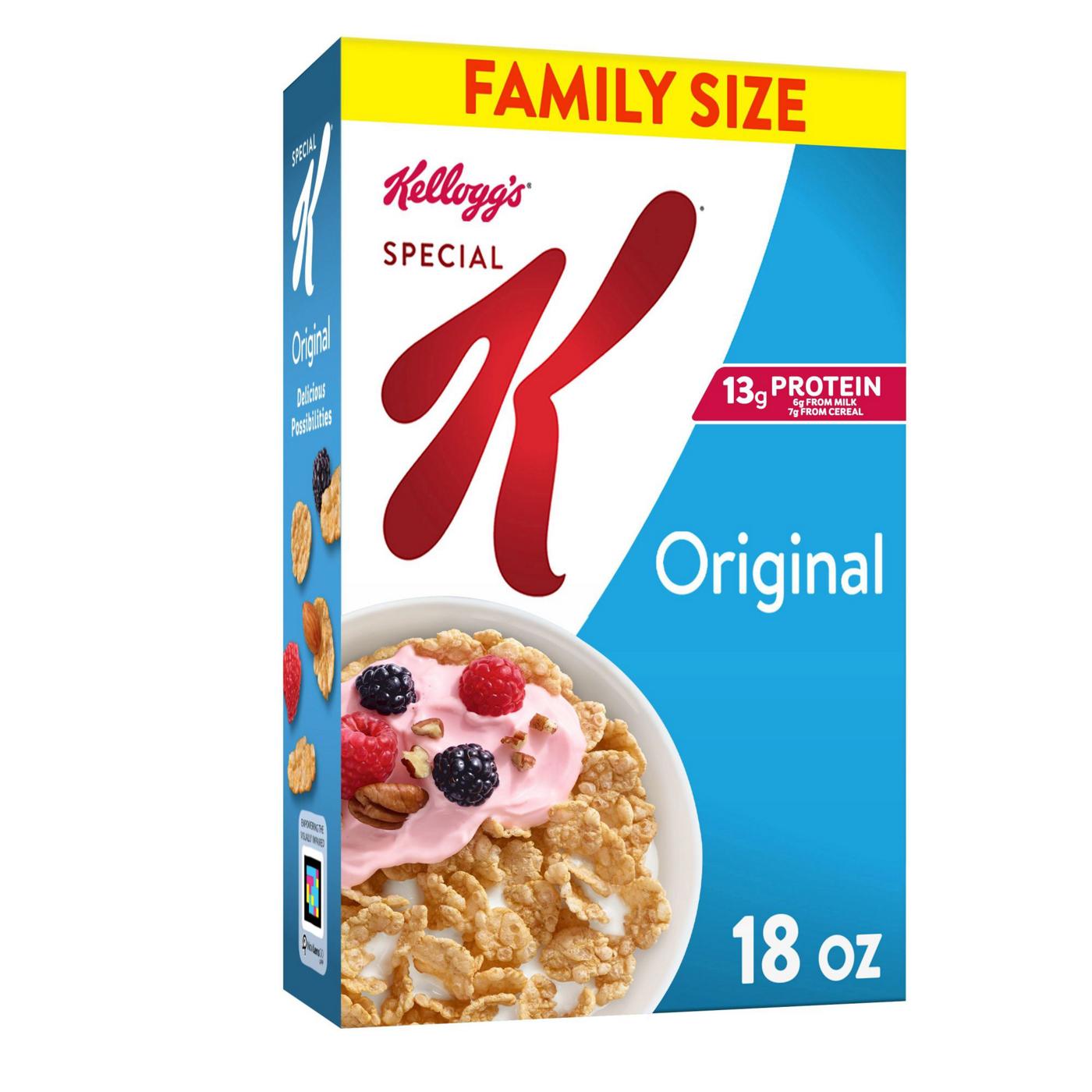 Kellogg's Special K Original Multi-Grain Touch of Cinnamon Protein Cold  Breakfast Cereal