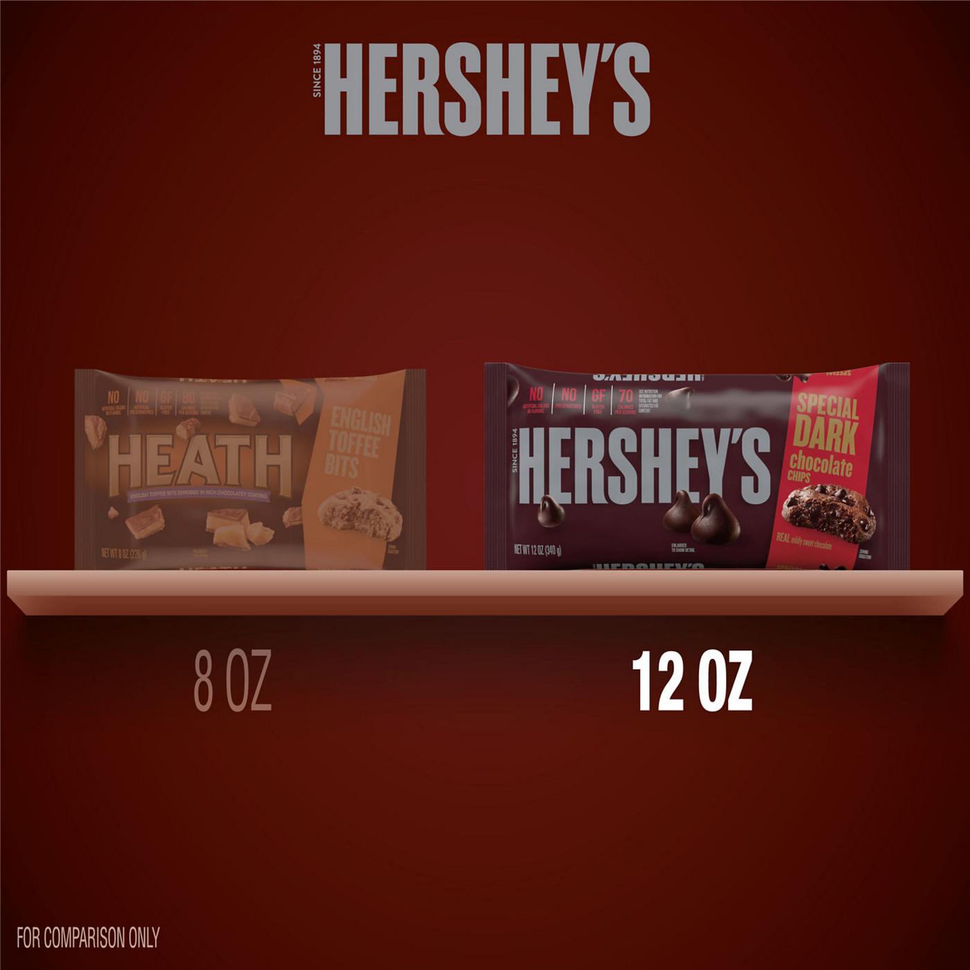Hershey's Special Dark Mildly Sweet Chocolate Baking Chips Bag; image 2 of 7