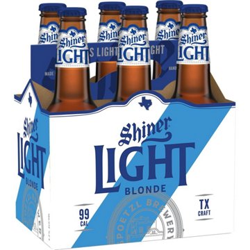 Shiner Craft Beer Light Blonde 6 pk Bottles, 12 oz