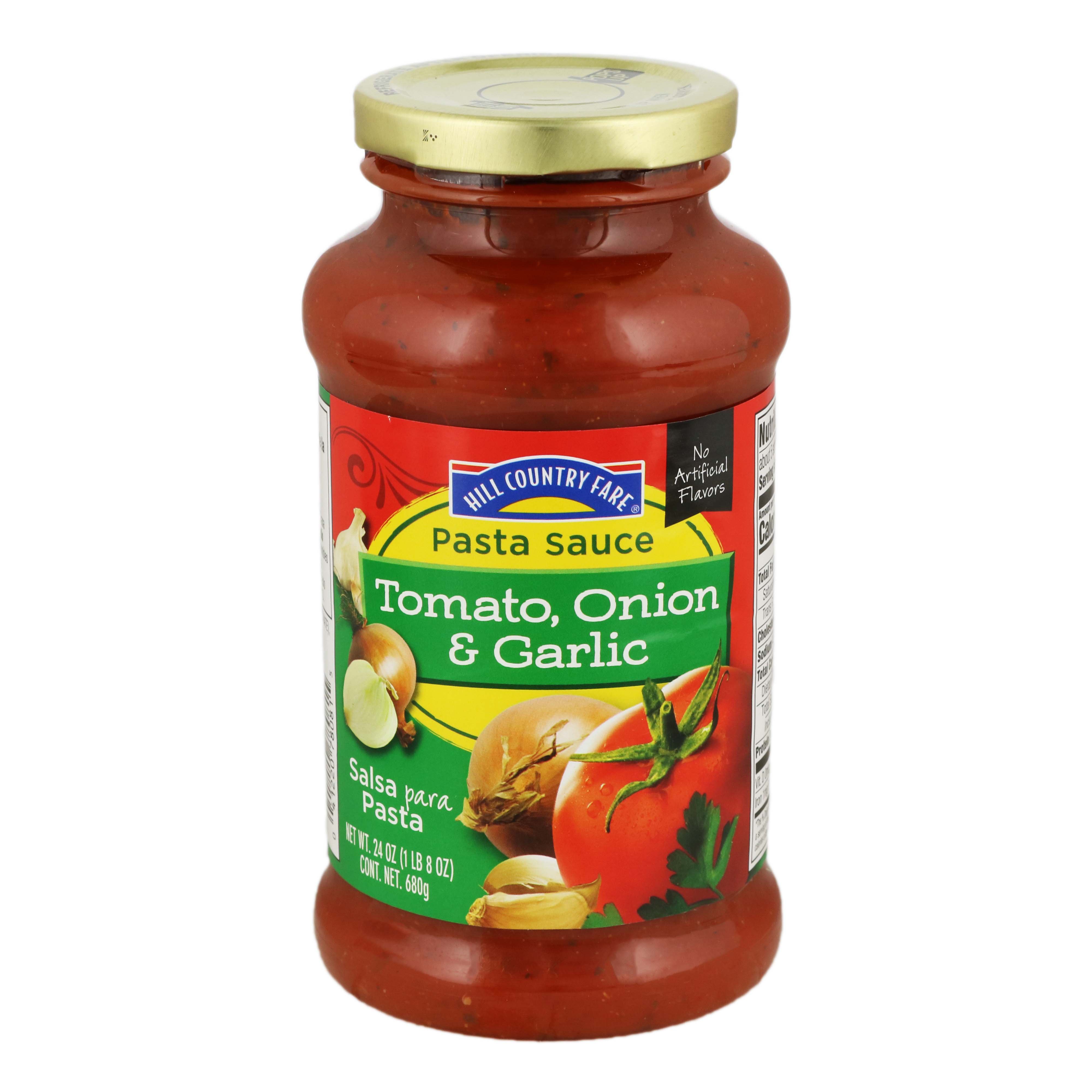 Hill Country Fare Tomato Onion & Garlic Pasta Sauce Shop Pasta Sauces