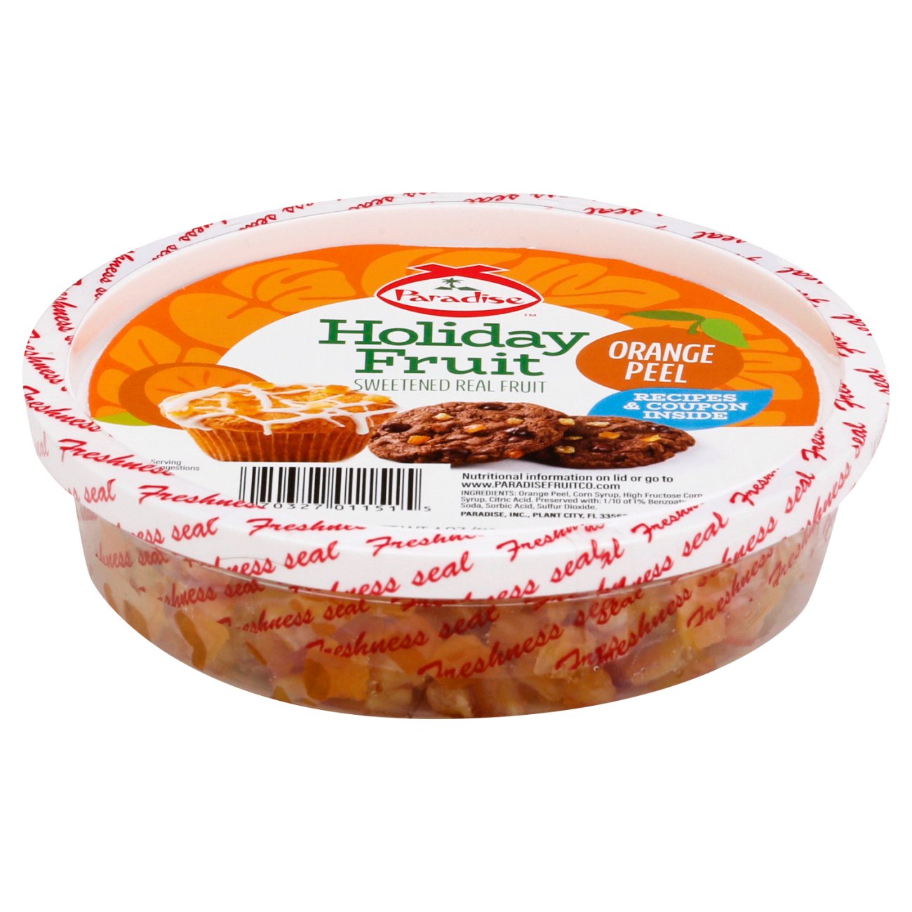 Paradise Diced Candied Orange Peel Shop Citrus at HEB