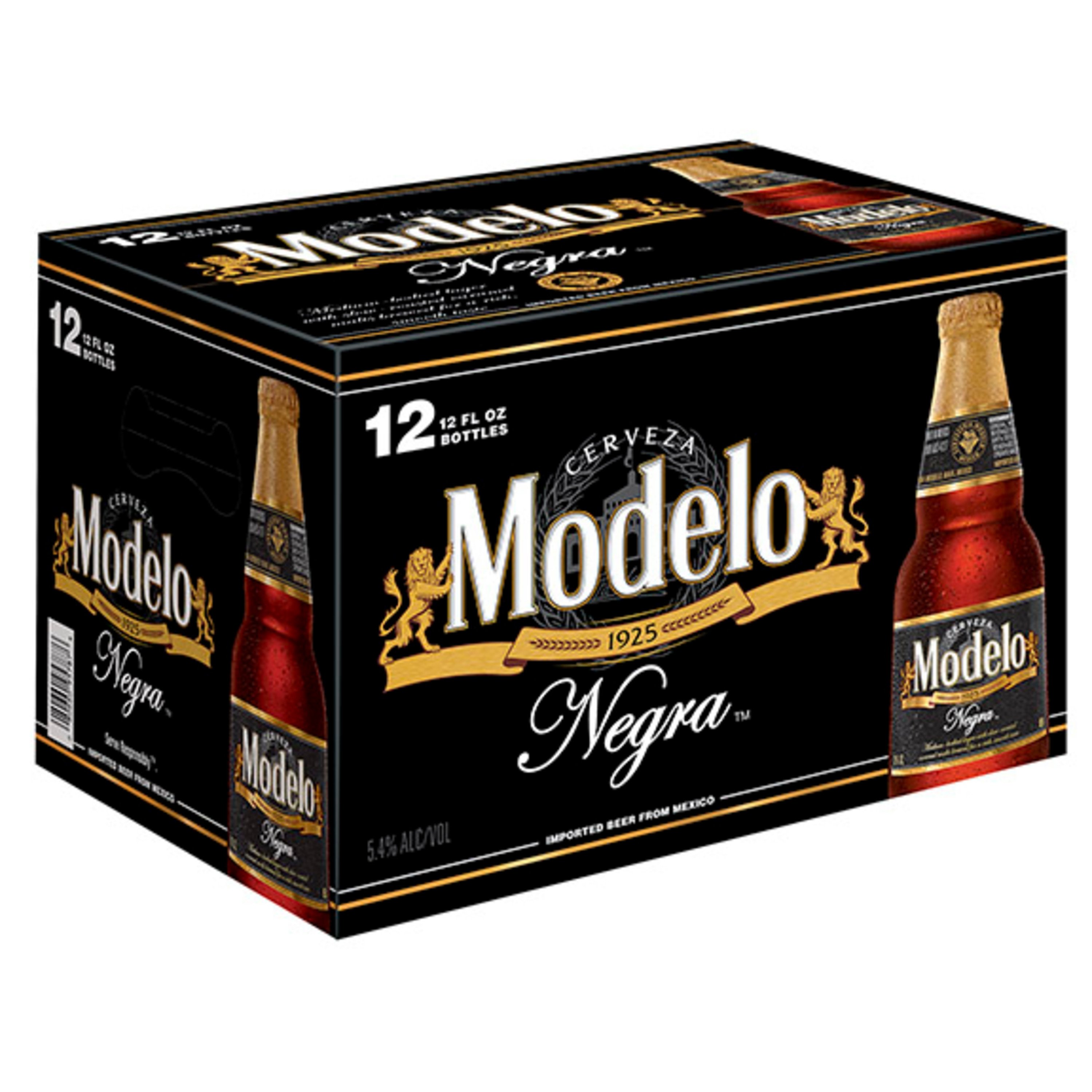 Modelo Negra Mexican Amber Lager Beer 12 oz Bottles - Shop Beer & Wine at  H-E-B
