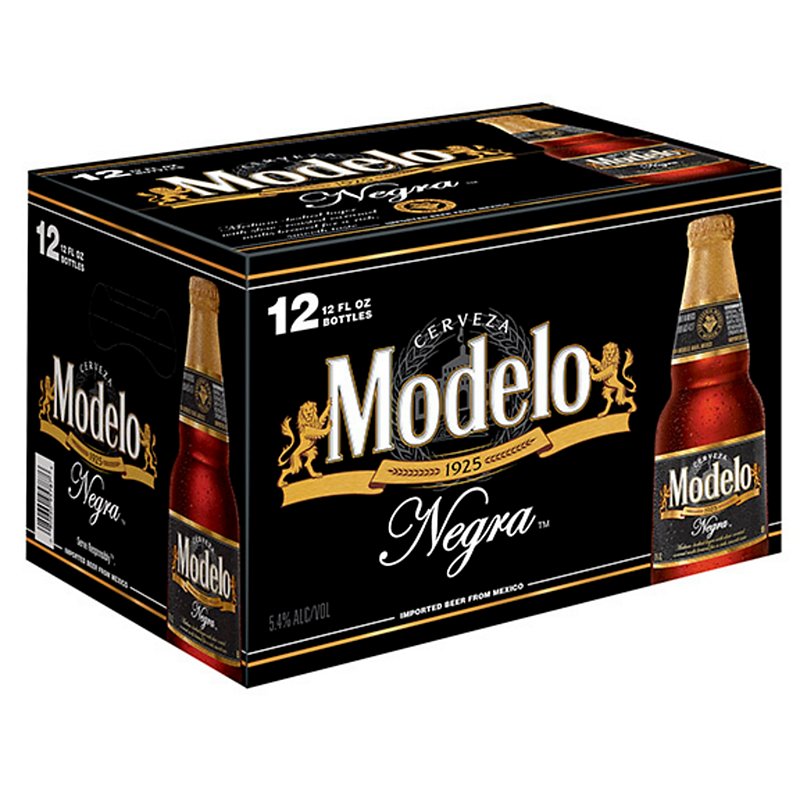 Modelo Negra Mexican Amber Lager Beer 12 oz Bottles - Shop Beer & Wine ...