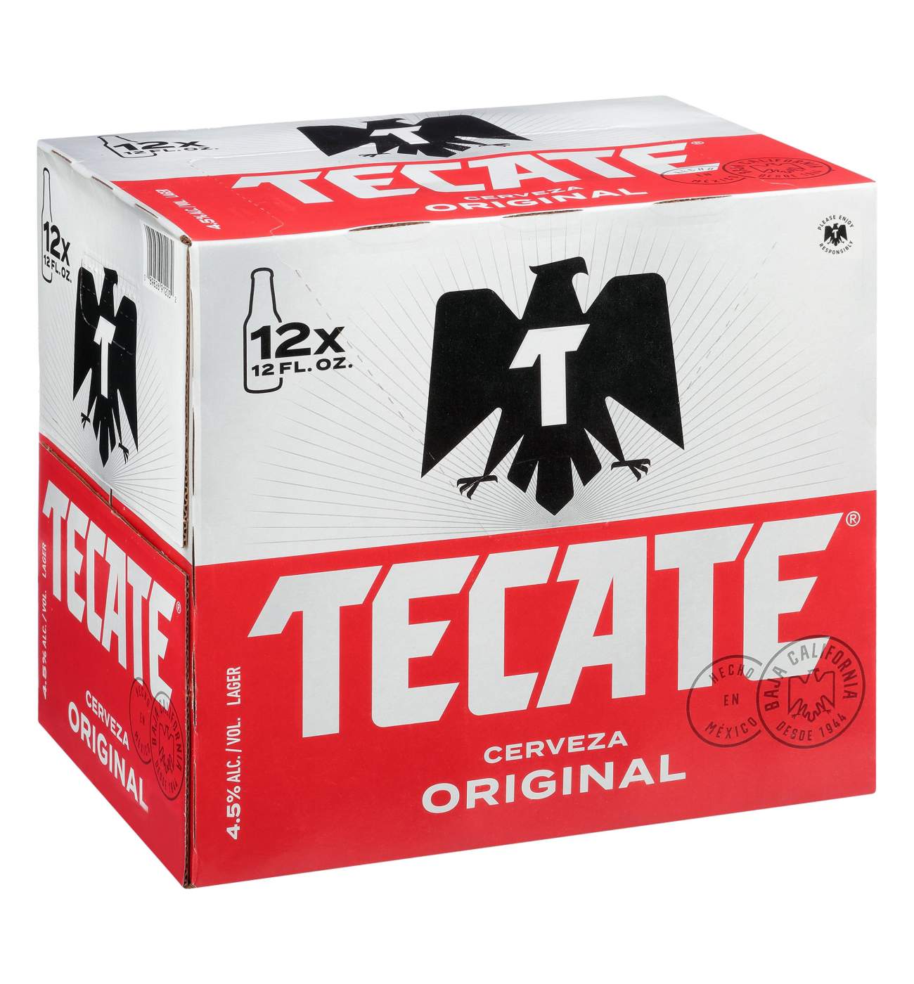 Tecate Beer 12 pk Bottles; image 1 of 2