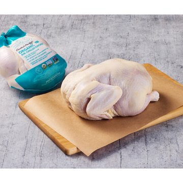 Central Market Organic Air-Chilled Whole Young Chicken Roaster, 4-5 lbs, Avg. 4.56 lbs