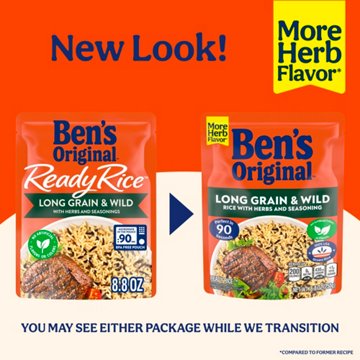 Ben's Original Ready Rice Long Grain and Wild Flavored Rice