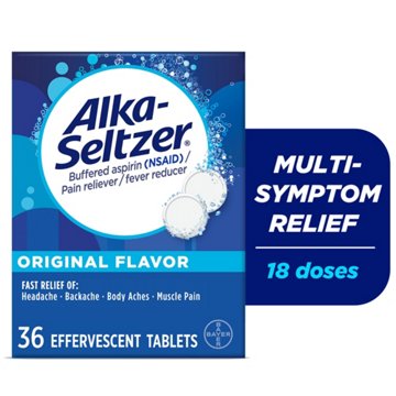 Alka-Seltzer Pain & Fever Relief Effervescent Tablets - Orginal 