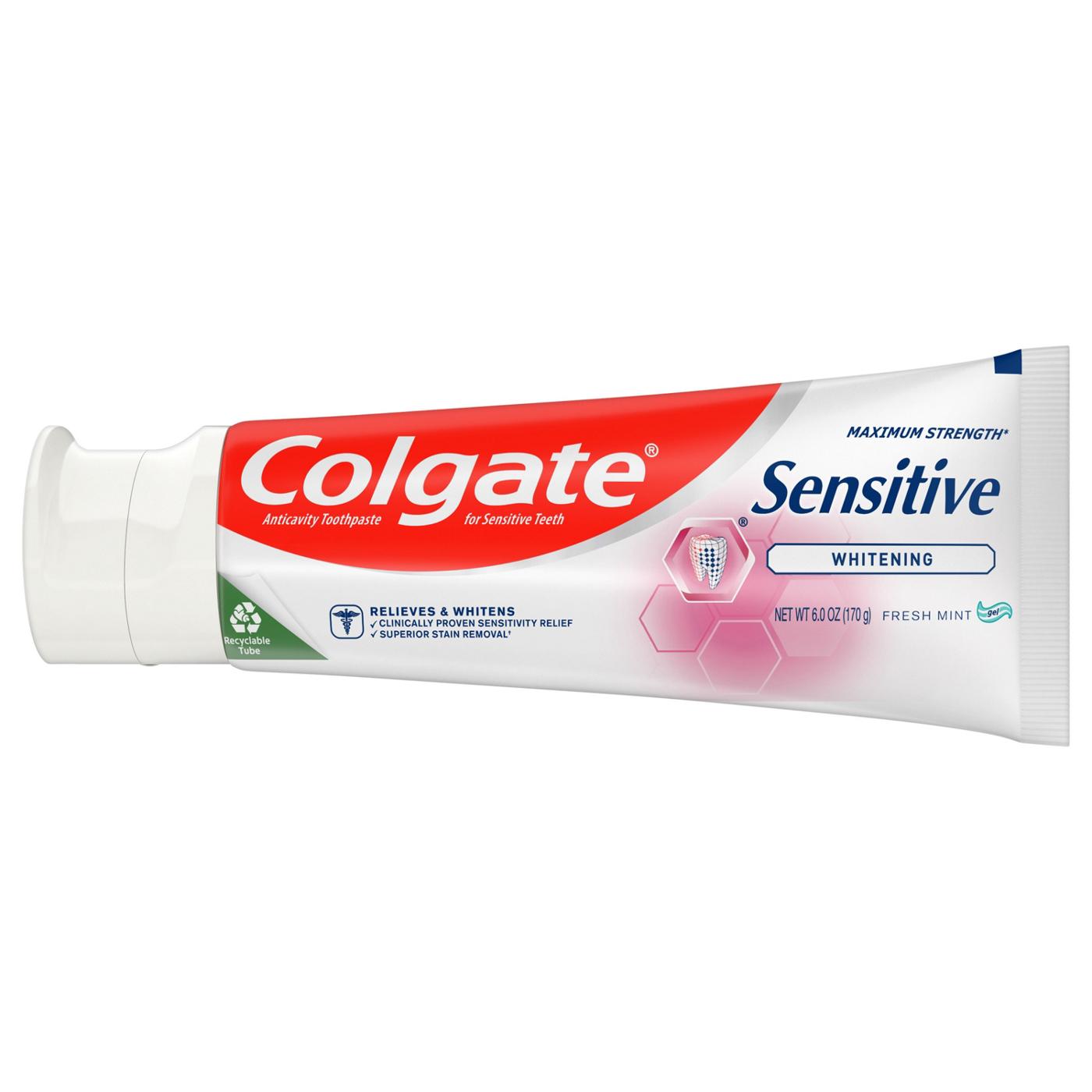 Colgate Sensitive Whitening Anticavity Toothpaste - Mint; image 3 of 3