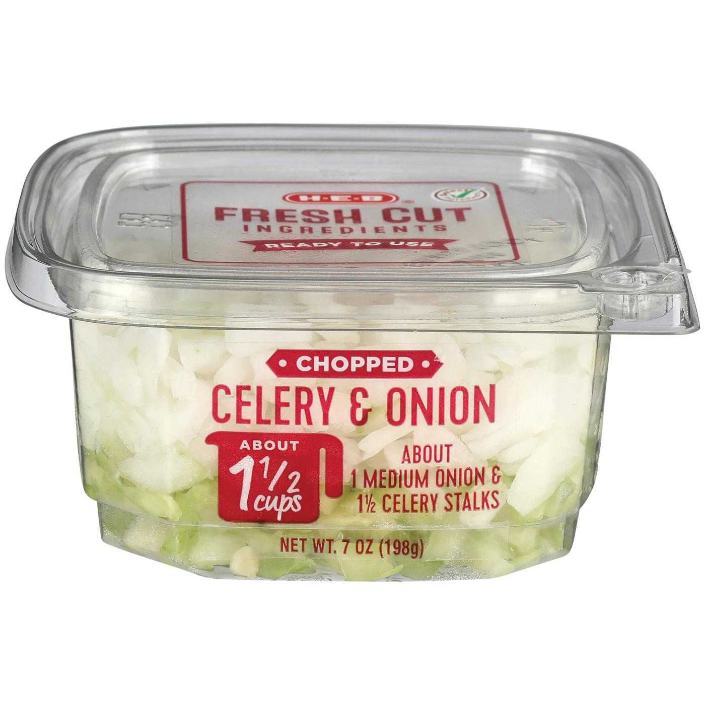 H-E-B Fresh Chopped Celery & Onion; image 1 of 2