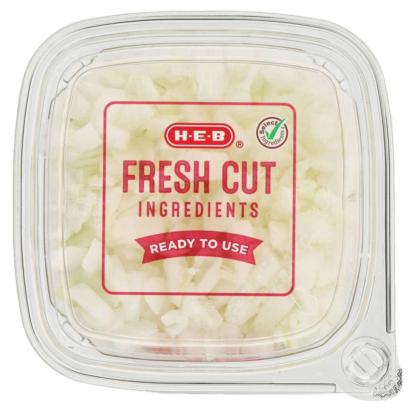 H-E-B Fresh Diced White Onions; image 2 of 2