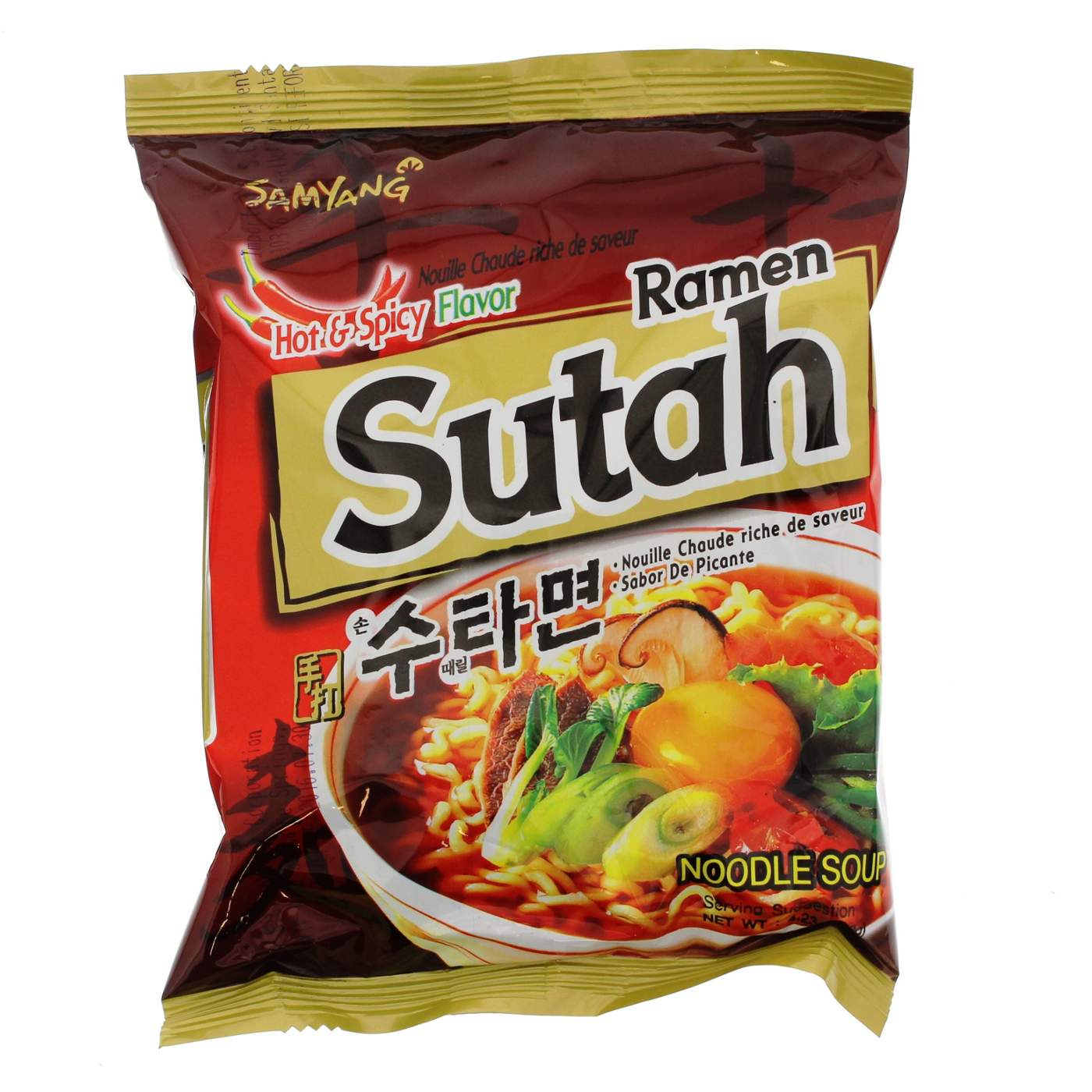 Samyang Hot & Spicy Beef Flavor Instant Ramen-Sutah; image 1 of 2