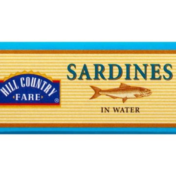 Hill Country Fare Sardines in Water, 4.25 oz
