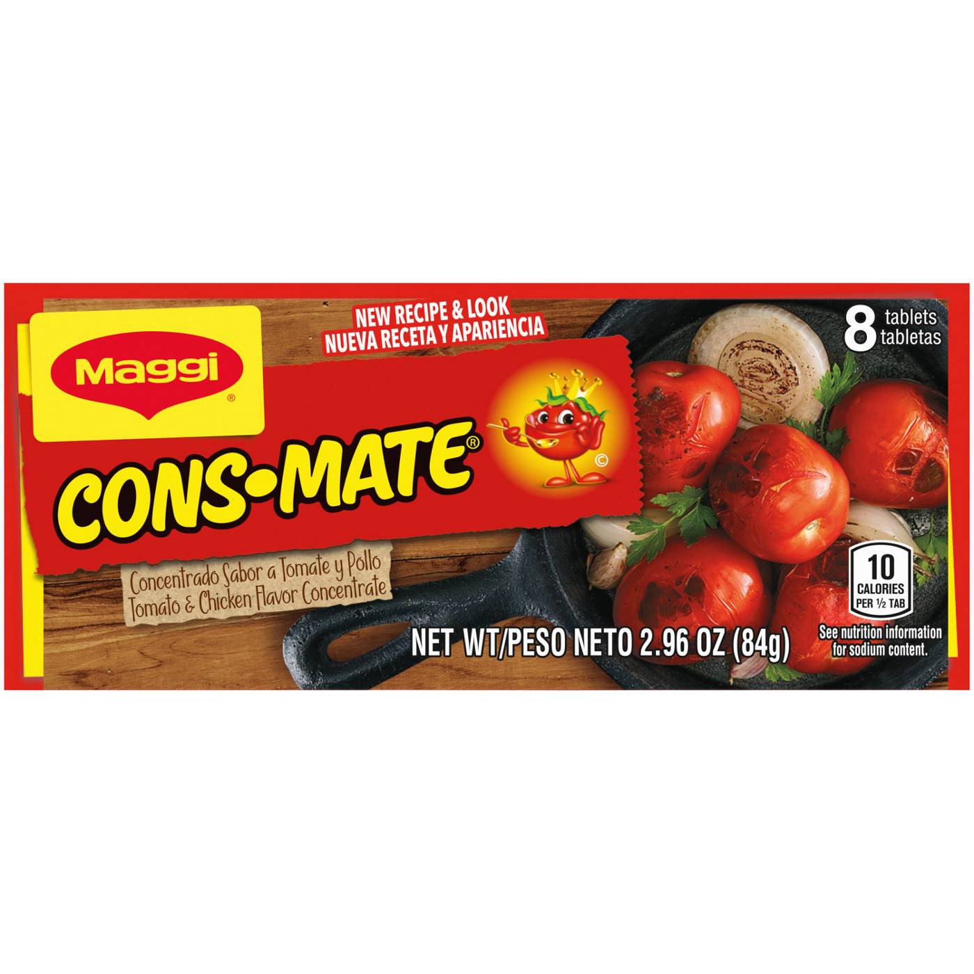 Consomate Tomato and Chicken Flavor Concentrate Tablets; image 1 of 8
