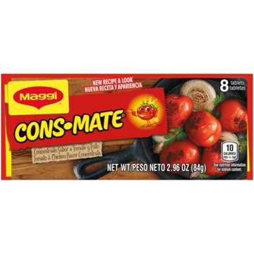 Consomate Tomato and Chicken Flavor Concentrate Tablets, 3.38 oz