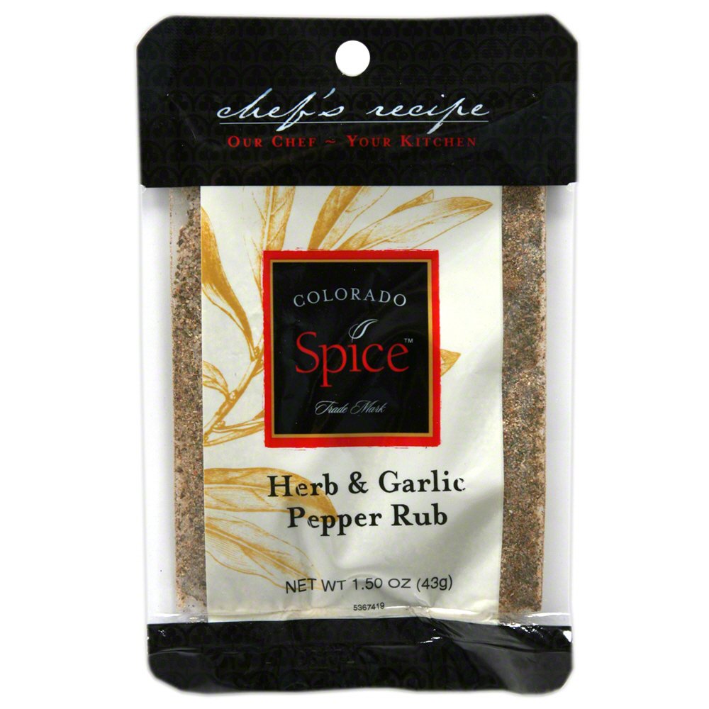 Colorado Spice Chef's Recipe Colorado Spice Herb And Pepper Rub - Shop ...