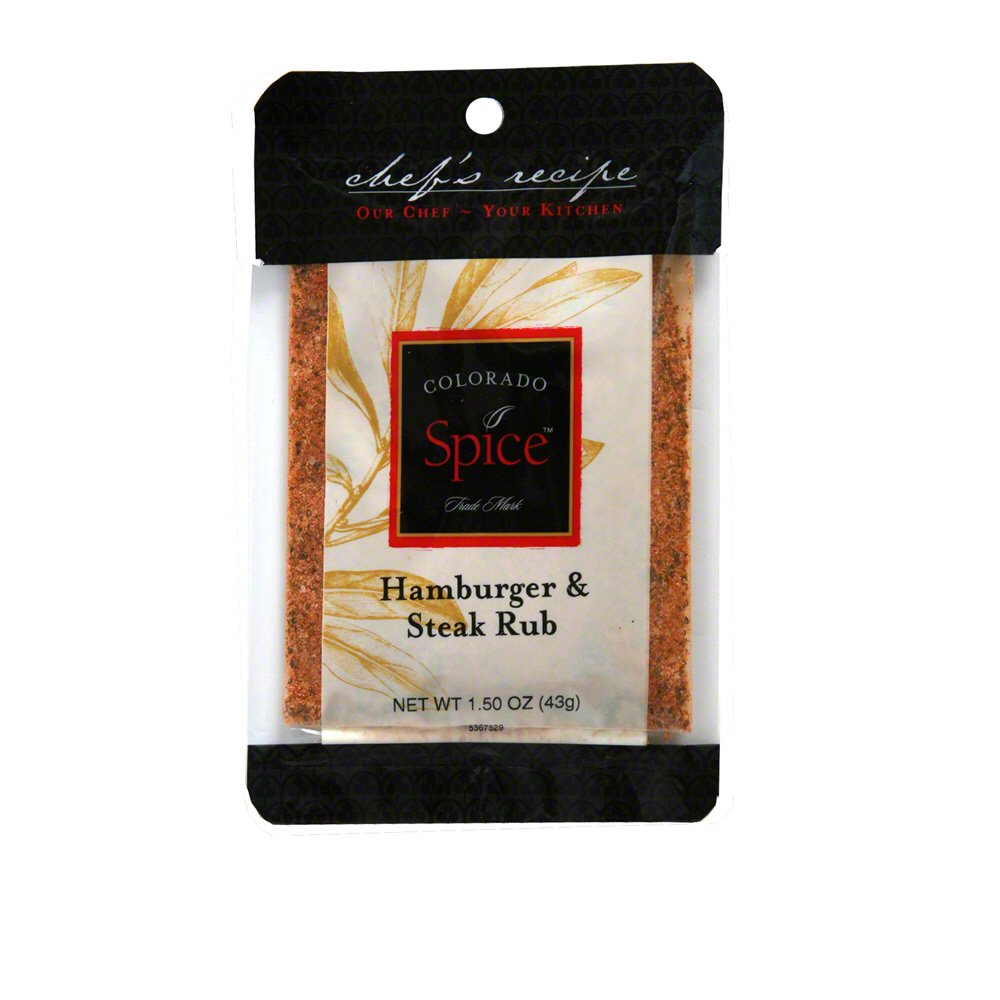 Colorado Spice Chef's Recipe Colorado Spice Hamburger and Steak