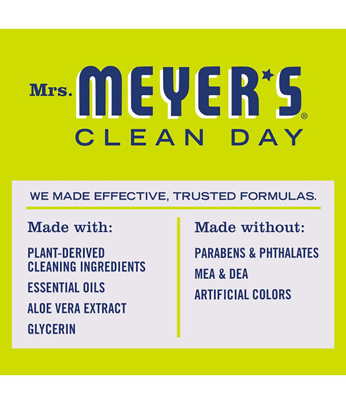 Mrs. Meyer's Clean Day Lemon Verbena Scent Dish Soap; image 2 of 5